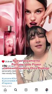 Nuevo perfume Idole Power de Lancôme con Olivia Rodrigo