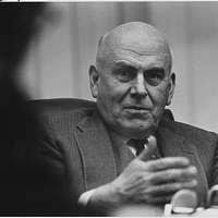 The Wise Men, McGeorge Bundy and John McCloy with President Lyndon B.  Johnson