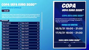 Fortnite uefa euro 2020 cup prizes and rewards. Coupe Uefa Euro 2020 A Fortnite Dates Horaires Et Prix