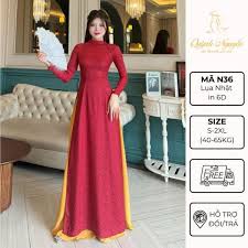Áo dài gấm ÁO DÀI QUỲNH NGUYỄN áo dài thiết kế cổ lệch gấm thượng hải cao  cấp truyền thống MÃ G21 | Áo Dài Đất Việt