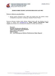 ~ salinan kad pengenalan/ pasport. Senarai Semak Pengesahan Dalam Perkhidmatan Borang Pengesahan Dalam Perkhidmatan Terbaru B Dikemaskini Secara Dalam Talian Dan