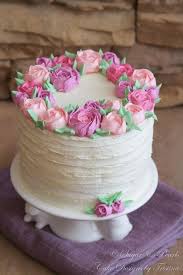 Buttercream Rose Cake Birthday Cake For Mom Pretty Birthday Cakes Mothers Day Cakes Designs