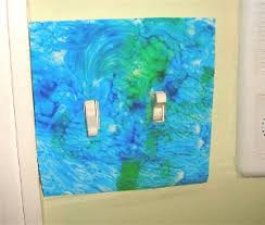 Switchboard decoration ideas to make light switch board painting. Kid Paintings Light Switch Covers Favecrafts Com