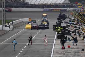 Nascar had been set to race at atlanta motor speedway this weekend with no spectators in attendance, while indycar. Nascar At Michigan Postponed Due To Rain At Firekeepers Casino 400 Track Bleacher Report Latest News Videos And Highlights
