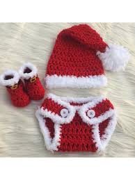 Natale neonato babbo costume vestito bambina vestiti costumi carnevale neonata bambino bambini neonati donna abbigliamento cosplay tutina bimbo regalo ragazza cappello bimba abito tuta body. Babbo Natale Neonato All Uncinetto Costume Foto Fotografia Prop Vestiti Completi