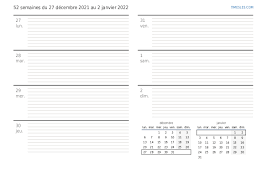 Regardez ici online calendrier 2021. Semaine 52 2021 Le Calendrier