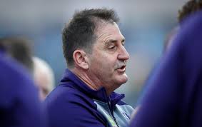 Lost in translation: Fremantle runner Tendai Mzungu cops vintage Ross Lyon  roast