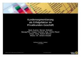 Die kundensegmentierung setzt den ausgangspunkt für die anwendung der verhaltensvorschriften des fidleg und definiert damit das anlegerschutzniveau. Raiffeisen Analytik Fmv