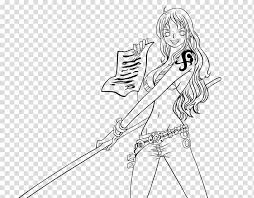 Free Download Line Art Nami Roronoa Zoro Ausmalbild Color Makeup Sketch Transparent Background Png Clipart Hiclipart