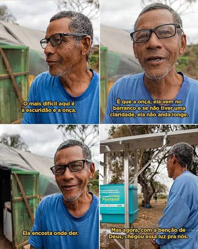 O Ilumina Pantanal chegou onde a rede convencional n&atilde;o chegaria. Pain&eacute;is solares individuais, sem impacto no ecossistema, que levam mais qualidade de vida para mais de 2 mil nas regi&otilde;es mais remotas
