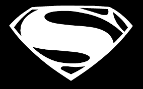 Superman logo black and white clipart. Black Superman Logo Wallpapers Wallpaper Cave