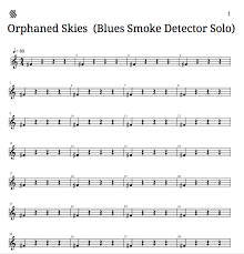 A smoke detector helps power a new song by the banzai predicament on the latest nathan for you. The Banzai Predicament Blues Smoke Detector Solo Sheet Music Nathanforyou