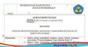 Latihan soal ujian sekolah s mp tahun 2021 dan pembahasannya. Sk Panitia Penyelenggara Kegiatan Ujian Sekolah Us Tahun Pelajaran Baru Dapodik Co Id