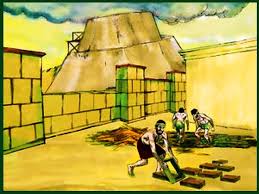 Y han comenzado la obra, y. The Tower Of Babel Genesis 11 1 9 Walking With Yeshua Jesus Bible Stories For Kids