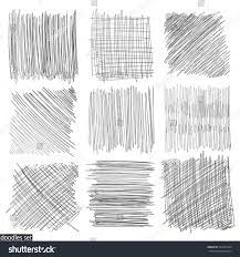 Doodles Set Scribble Collection Ink Sketches Hand Drawn Effect Vector Scrawl Elements Notebook Abstract Drawing For Ink Sketch Abstract Drawings Sketches