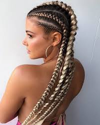 While it is the most common braiding hair style for black women, cornrow braids don't have to appear in straight braids. Mens Long Hair Braid Styles Archives The Best Long Hairstyles Ideas 2020