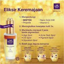 Mgkn faktor usia kot.hehe, ada promoter suruh try produk safi rania gold ni, saya try pencuci jenis gel, serum dan krim kecantikan, alhamdulillah kulit dah ok. Safi Rania Gold Youthful Elixir 29g Lazada Singapore