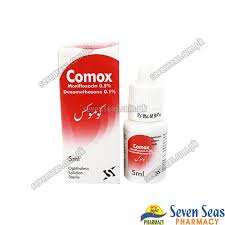 Buy contact lens eye drops for dry eyes and dry eye syndrome to treat dry eye symptoms. Comox Dro 5ml Seven Seas Pharmacy Pakistan Online Pharmacy Lahore