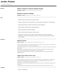 Physician resume example for doctor with experience ad emergency room er physician including chief of er outpatient medicine. Physician Assistant Resume Samples All Experience Levels Resume Com Resume Com