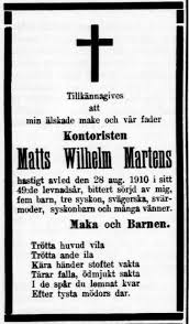 Martens Matts Wilhelm (1861-1910).