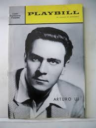 ARTURO UI Playbill CHRISTOPHER PLUMMER