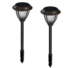 Water lights could be underwater lighting, spotlighting or led lighting that will enhance your outdoor water feature. Portfolio 2 Pack Portfolio Solar Path Light 20x Brighter 24 Lumen Bronze Solar Led Path Light Kit In The Path Lights Department At Lowes Com