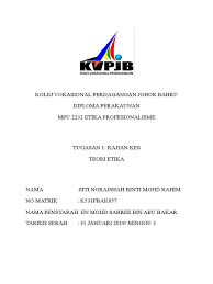 Menurut sensus malaysia 2010, johor bahru memiliki populasi sejumlah 497.067 dan merupakan kota terbesar kedua di negara malaysia serta kota paling selatan kedua di semenanjung. Kolej Vokasional Perdagangan Johor Bahru Docx