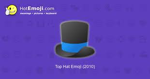 Top Hat Emoji Meaning With Pictures From A To Z