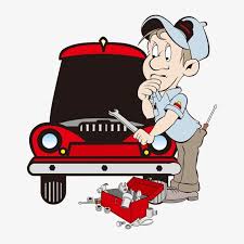 Auto Mechanic Reparacion Auto Reparacion De Coches Llave Inglesa Personaje Personajes De Dibujos Animados Mecanica Autos Autos Reparacion De Coches