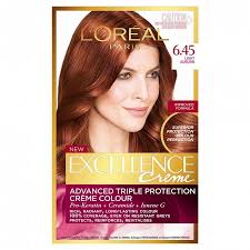 L Oreal Paris Excellence 6 45 Light Auburn 1 Pack Light Auburn Loreal Loreal Paris