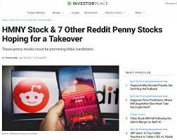 If linking an external site (youtube, blog, etc.), summarize content in the body of the reddit post. Hmny Referenced On Investorplace Website Hmny