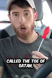 Trying the toe of satan 🥵