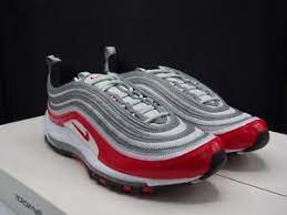 The air max 97 supreme builds on the classic, with a knitted upper dressed in white and patent metallic silver. Nike Air Max 97 University Red Supreme 921826 009 Men S Size 9 5 Us Ebay