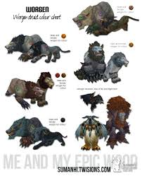 Worgen Druid Color Chart In 2019 World Of Warcraft Game