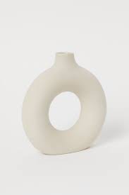 Ceramic Vase Light Beige Home All H M Us Vase With Lights Ceramic Vase H M Home