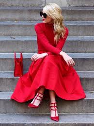 Rotes Kleid Kaufen Welche Frauen Tragen Gern Rot Rote Kleidung Rotes Kleid Mode