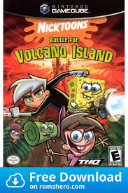 Download Nicktoons Battle For Volcano Island Gamecube Rom In 2020 Childhood Games Volcano Islands Nicktoons