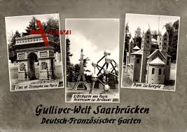 An mehr als 100 verschiedenen stationen können mädchen und jungs von 11. Saarbrucken Gulliver Welt Deutsch Franzosischer Garten Eiffelturm Dom Xl