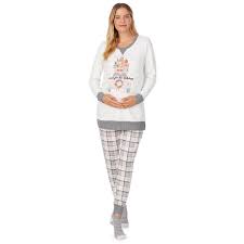 Score them in neutral colors; Kohl S Maternity Cuddl Duds Sweater Knit Pajama Set With Socks 15 Cute Maternity Christmas Pajamas To Get You In The Holiday Spirit Popsugar Family Photo 10