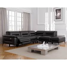 Grâce à un design sobre et des lignes épurées, ce canapé au look résolument moderne apportera un style contemporain à votre séjour. Canape D Angle Relax Electrique Design En Simili Cuir Noir Angle Droit Achat Vente Canape Sofa Divan Cdiscount