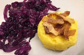 Torta salata con cavolo rosso. Polenta Con Pancetta Croccante E Cavolo Rosso Ricette Al Volo