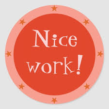 Nice Work Teacher Sticker Series Zazzle Com Teacher Stickers Work Stickers Motivation For Kids