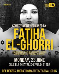 Get ready for a night of epic comedy. This very special festival evening is  headlined by Fatiha El-Ghorri, whose unapologetic, Muslim  stereotype-smashing stand-up you'll have seen
