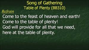 Table Of Plenty Youtube Worship Songs God Will Provide Praise And Worship