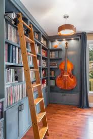 Beautiful Blue Home Library Nook Was Once A Disused Corner Home Library Decor Home Library Rooms Home Library Design