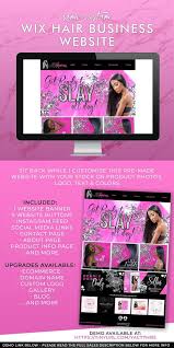 Wix Website For Hair Extensions Business Hair Marketing Web Etsy In 2021 Business Hairstyles Wix Website Hair Logo