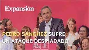 Zapatero dice que entró en campaña por el "ataque despiadado" a Pedro  Sánchez - YouTube