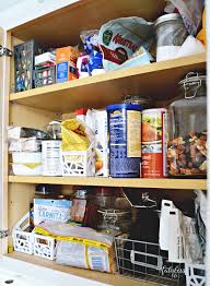 This makes food organization without a real pantry much easier. How To Organize Kitchen Cabinets In A Small Kitchen How To Wiki 89