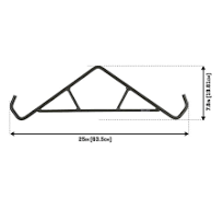 Allen Company Heavy-Duty Gambrel Frame, 1,200 lbs., Steel