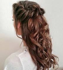 31 Half Up Half Down Hairstyles For Bridesmaids Stayglam Bridesmaid Hair Long Down Hairstyles Long Hair Updo